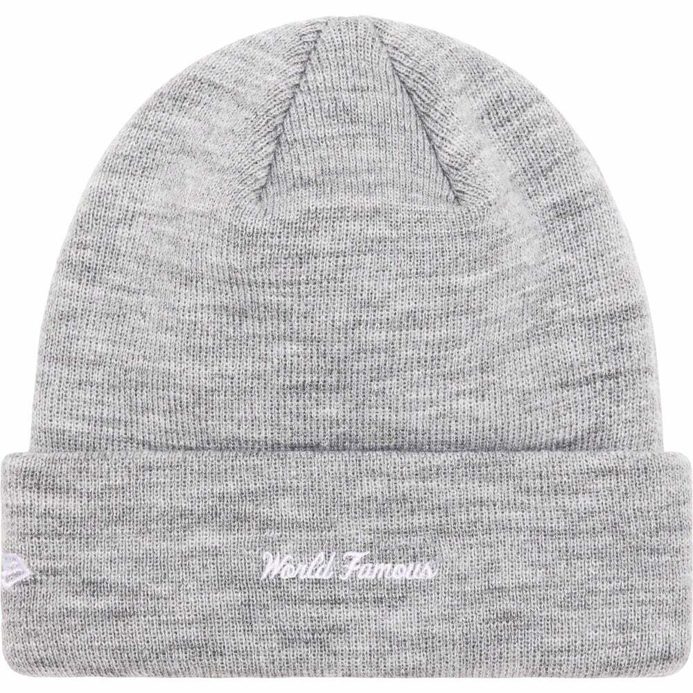 Supreme Box Logo Beanie (FW23) Heather Gray - Lucid Soles