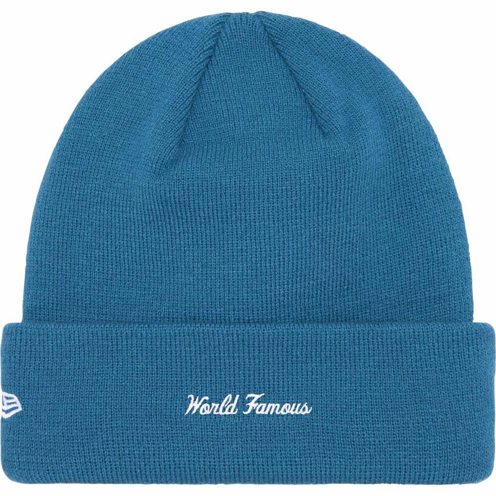 Supreme Box Logo Beanie (FW23) Blue - Lucid Soles