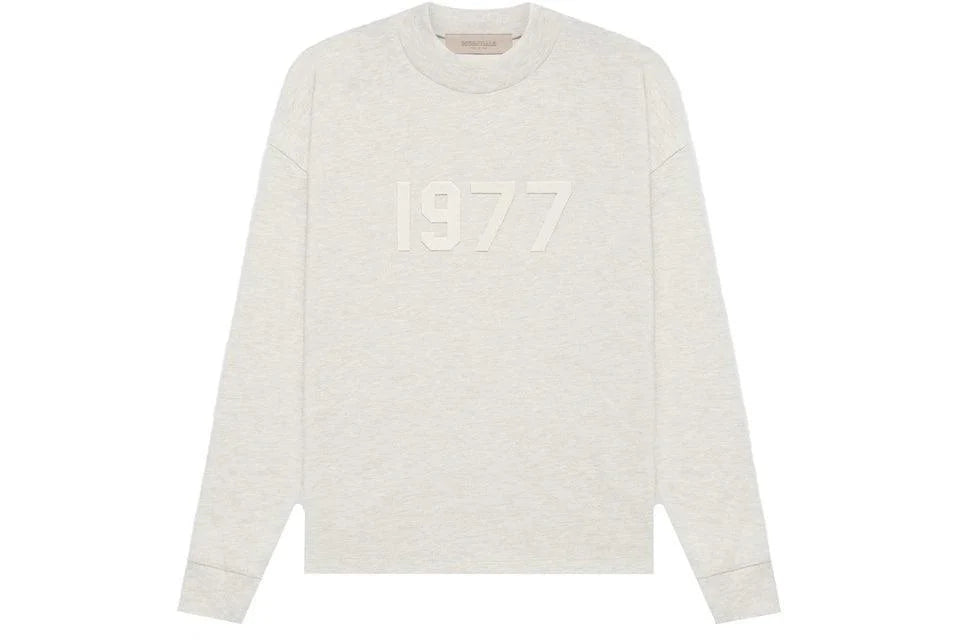 Fear of God Essentials 1977 L/S T-shirt (Light Oatmeal)