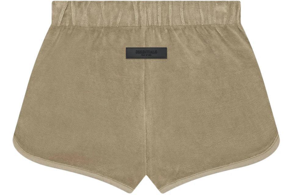 Fear of God Essentials Women's Velour Beach Short (Oak)