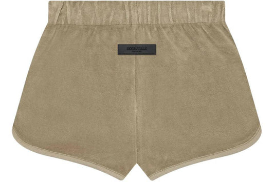 Fear of God Essentials Women's Velour Beach Short (Oak)