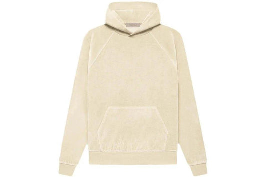 Fear of God Essentials Women's Velour Hoodie Egg Shell (W) - Lucid Soles