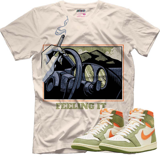 Feeling It (AIR JORDAN 1 HIGH OG CRAFT “CELADON”) T-Shirt - Lucid Soles