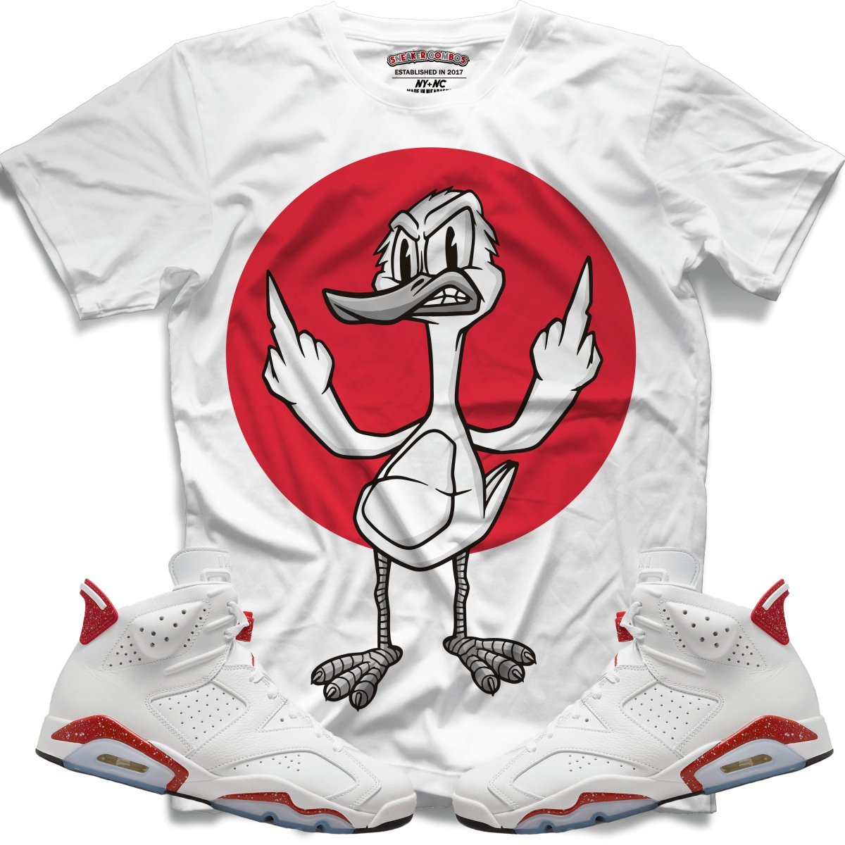 FK You (Retro 6 Red Oreo) T-Shirt - Lucid Soles