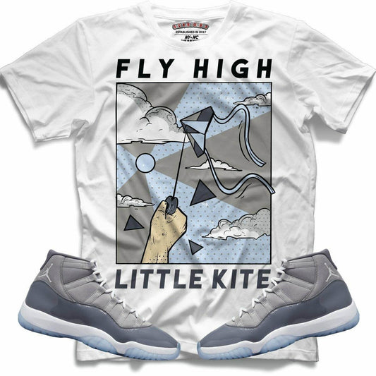 Fly High (Retro 11 Cool Grey) T-Shirt - Lucid Soles
