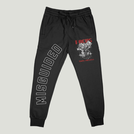 Focus Fuels Success (Air Jordan 2 Black Cement) Joggers - Lucid Soles
