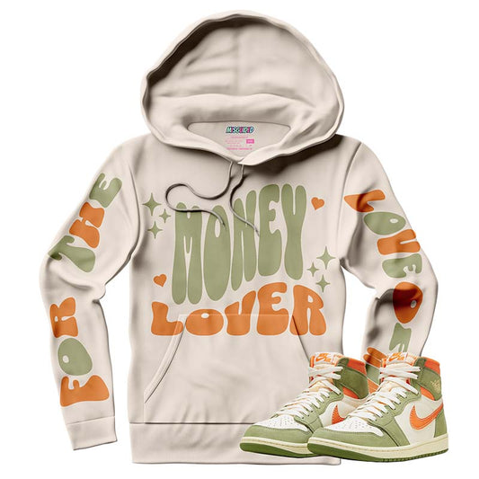 For The Love Of Money (AIR JORDAN 1 HIGH OG CRAFT “CELADON”) Hoodie - Lucid Soles