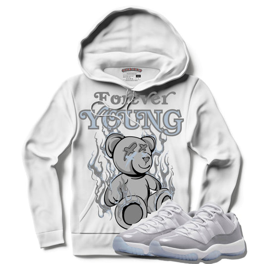 Forever Young (Air Jordan 11 Cement Grey) Hoodie - Lucid Soles