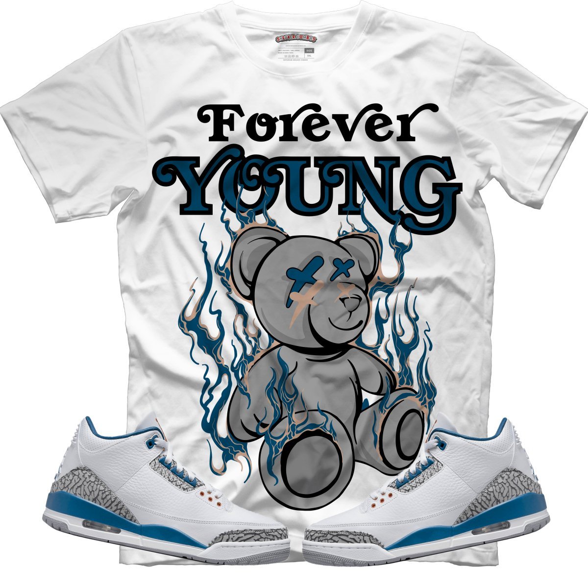 Forever Young (Air Jordan 3 “Wizards” PE) T-Shirt - Lucid Soles