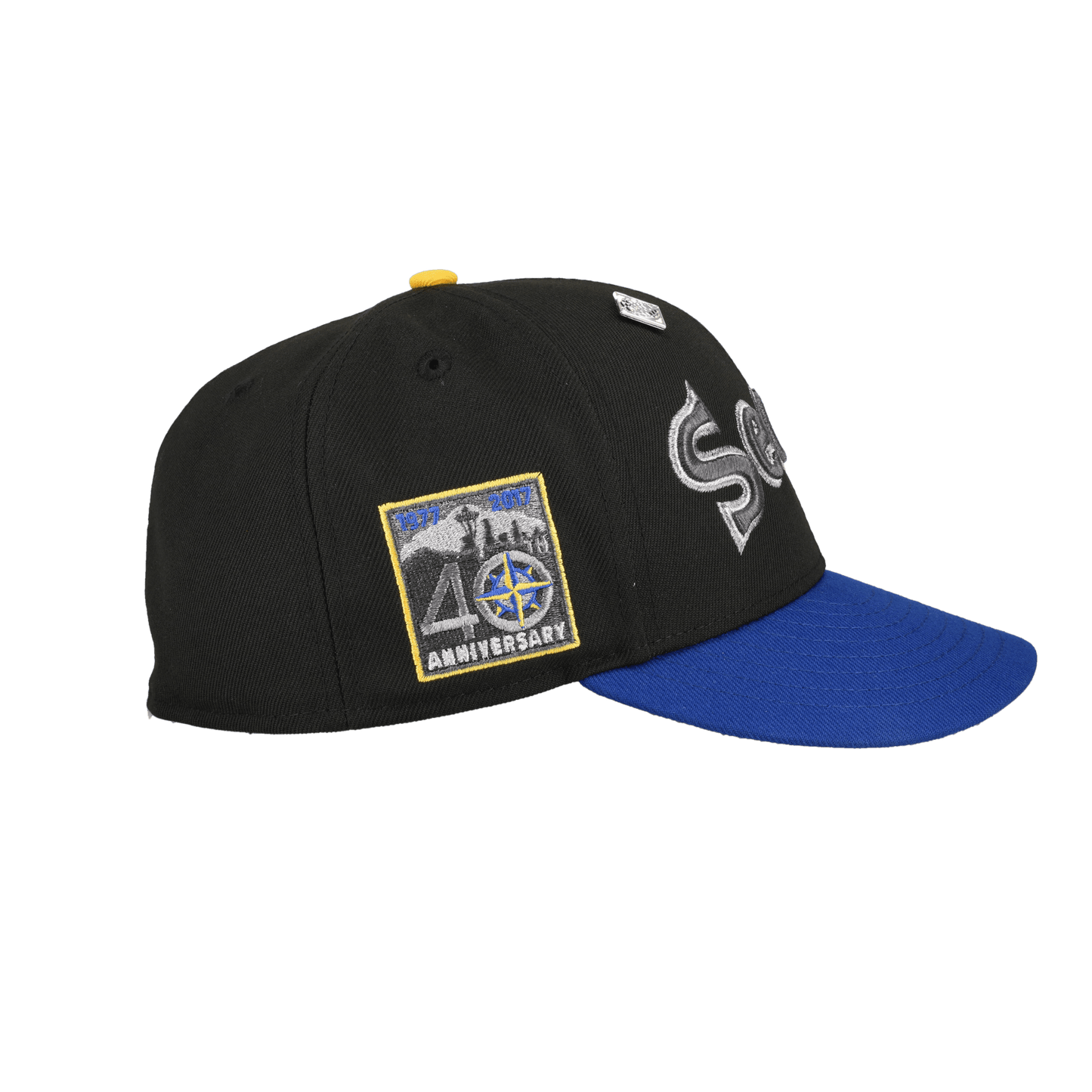 Seattle Mariners Galactic Burst Collection 40th Anniversary Fitted Hat - Lucid Soles