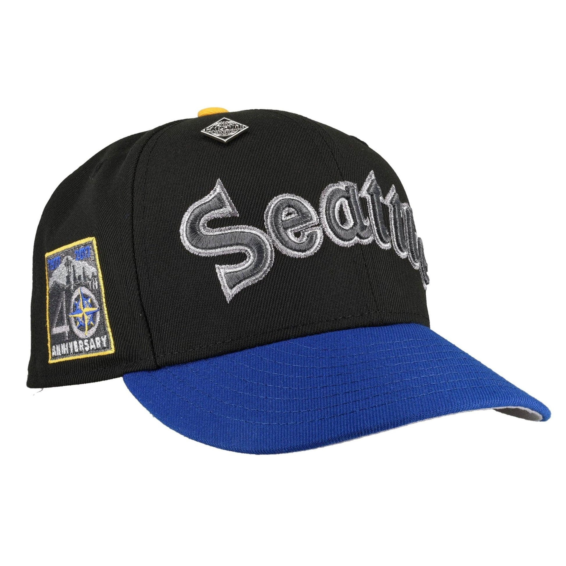 Seattle Mariners Galactic Burst Collection 40th Anniversary Fitted Hat - Lucid Soles