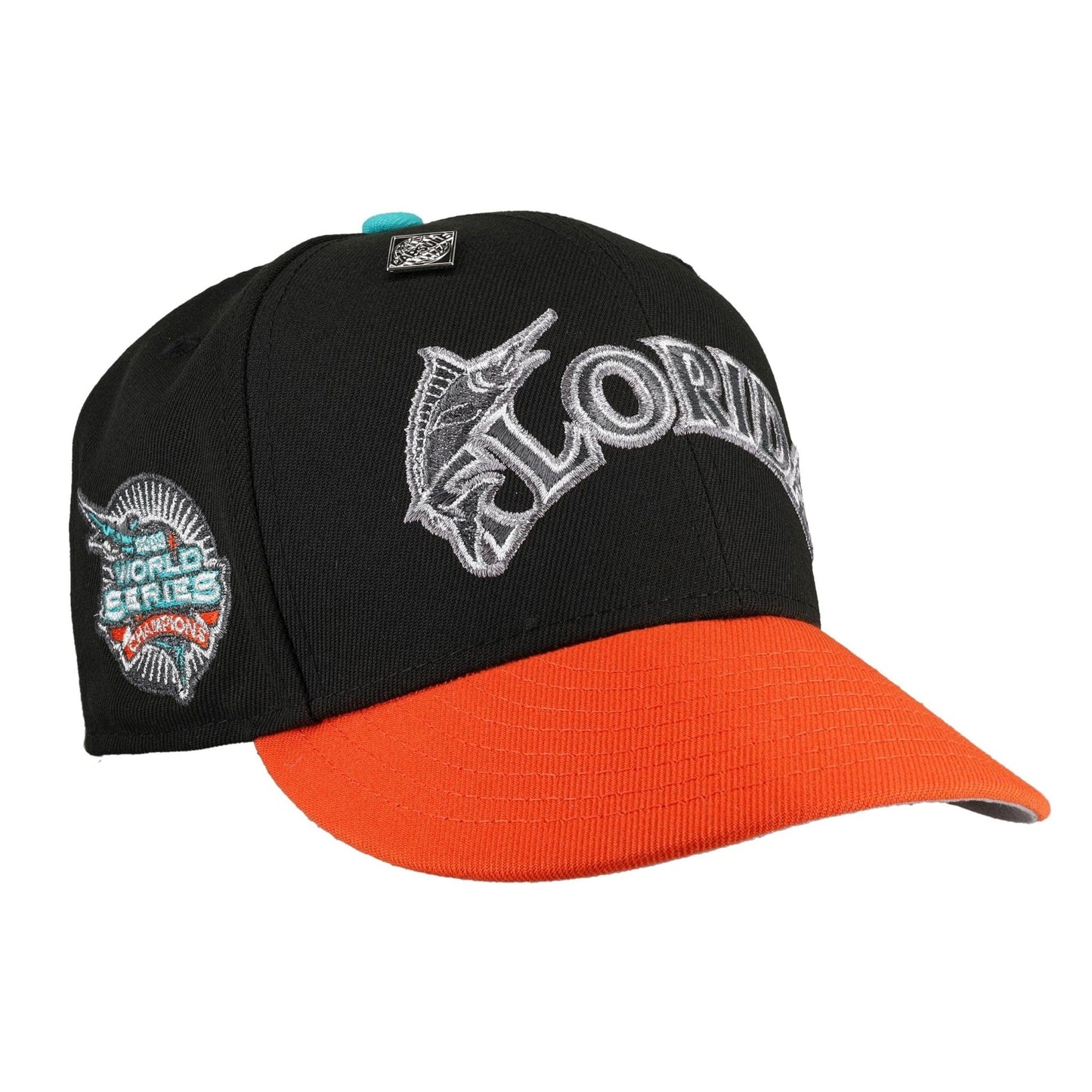 Florida Marlins Galactic Burst Collection 2003 World Series Fitted Hat - Lucid Soles