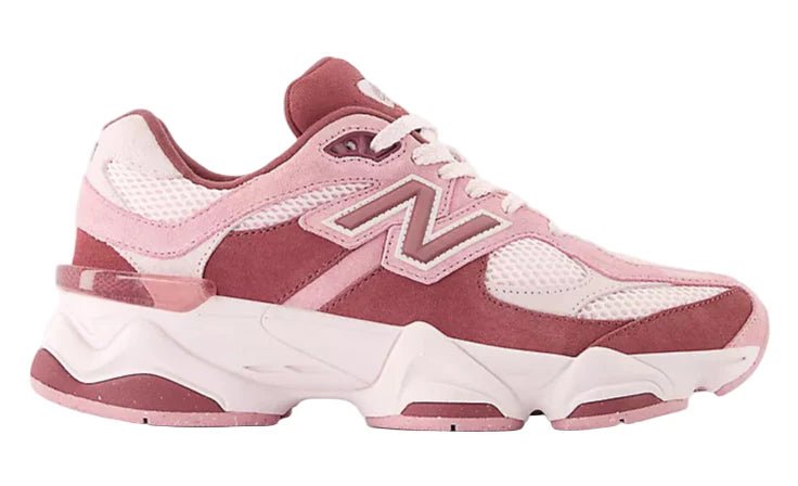 New Balance 9060 Pink Granite Washed Burgundy (GS) - Lucid Soles