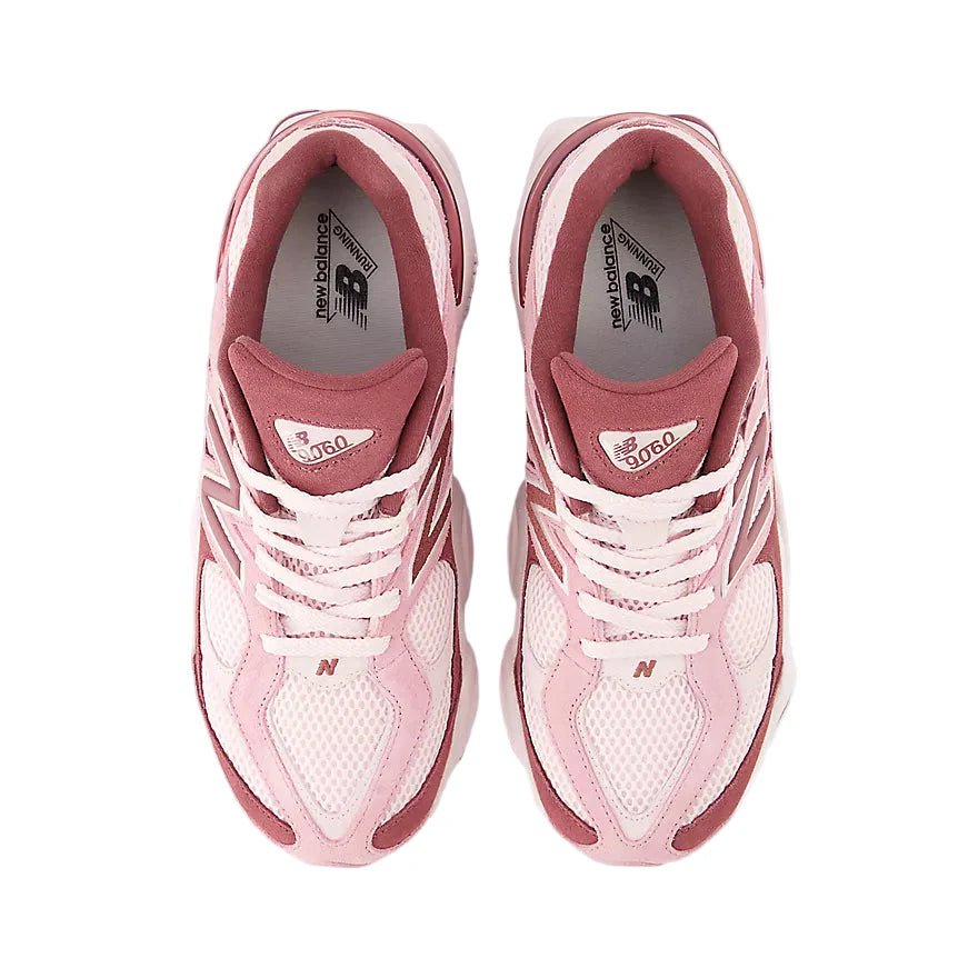New Balance 9060 Pink Granite Washed Burgundy (GS) - Lucid Soles