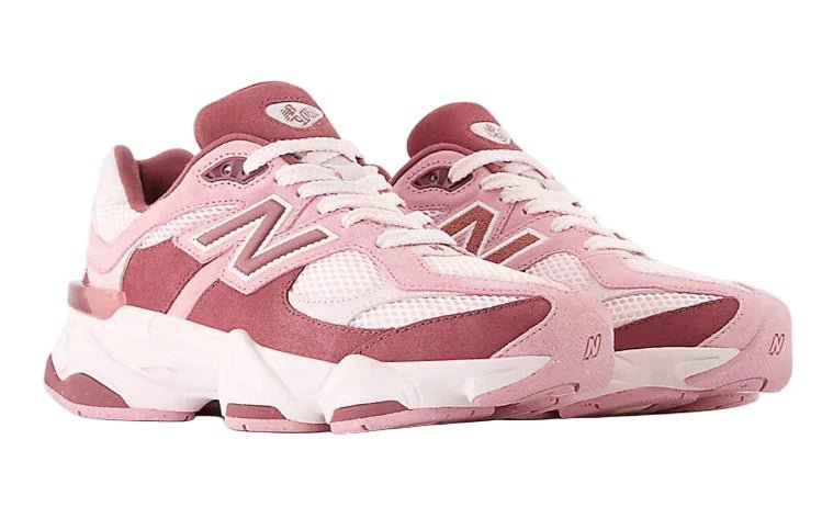 New Balance 9060 Pink Granite Washed Burgundy (GS) - Lucid Soles