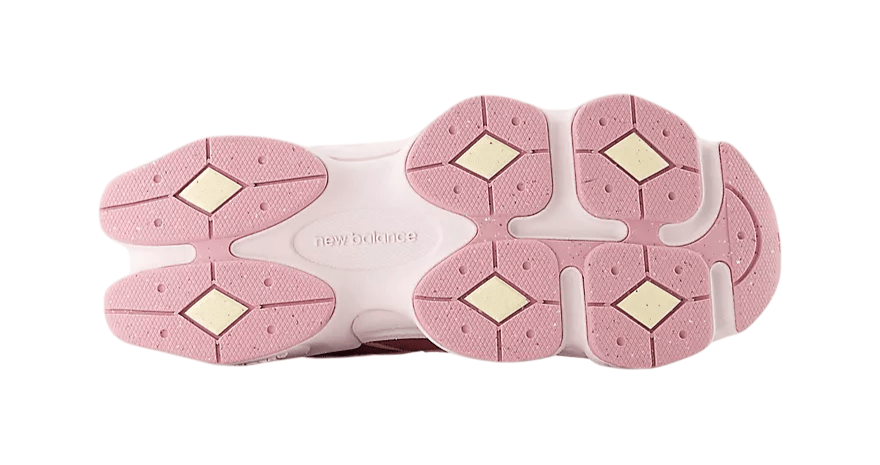 New Balance 9060 Pink Granite Washed Burgundy (GS) - Lucid Soles