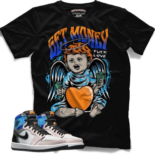 Get Money (Retro 1 Prototype) T-Shirt - Lucid Soles