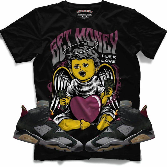 Get Money (Retro 6 Bordeaux) T-Shirt - Lucid Soles