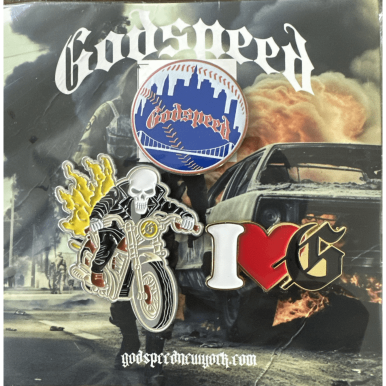 Godspeed New York 3 Piece Pin Pack - Lucid Soles