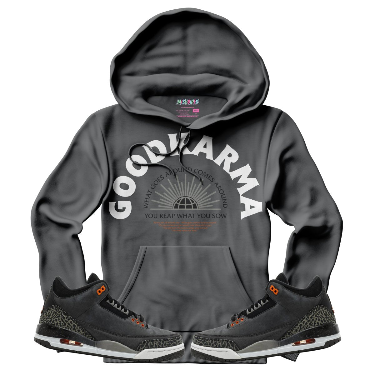 Good Karma (Air Jordan 3 Fear) Hoodie - Lucid Soles