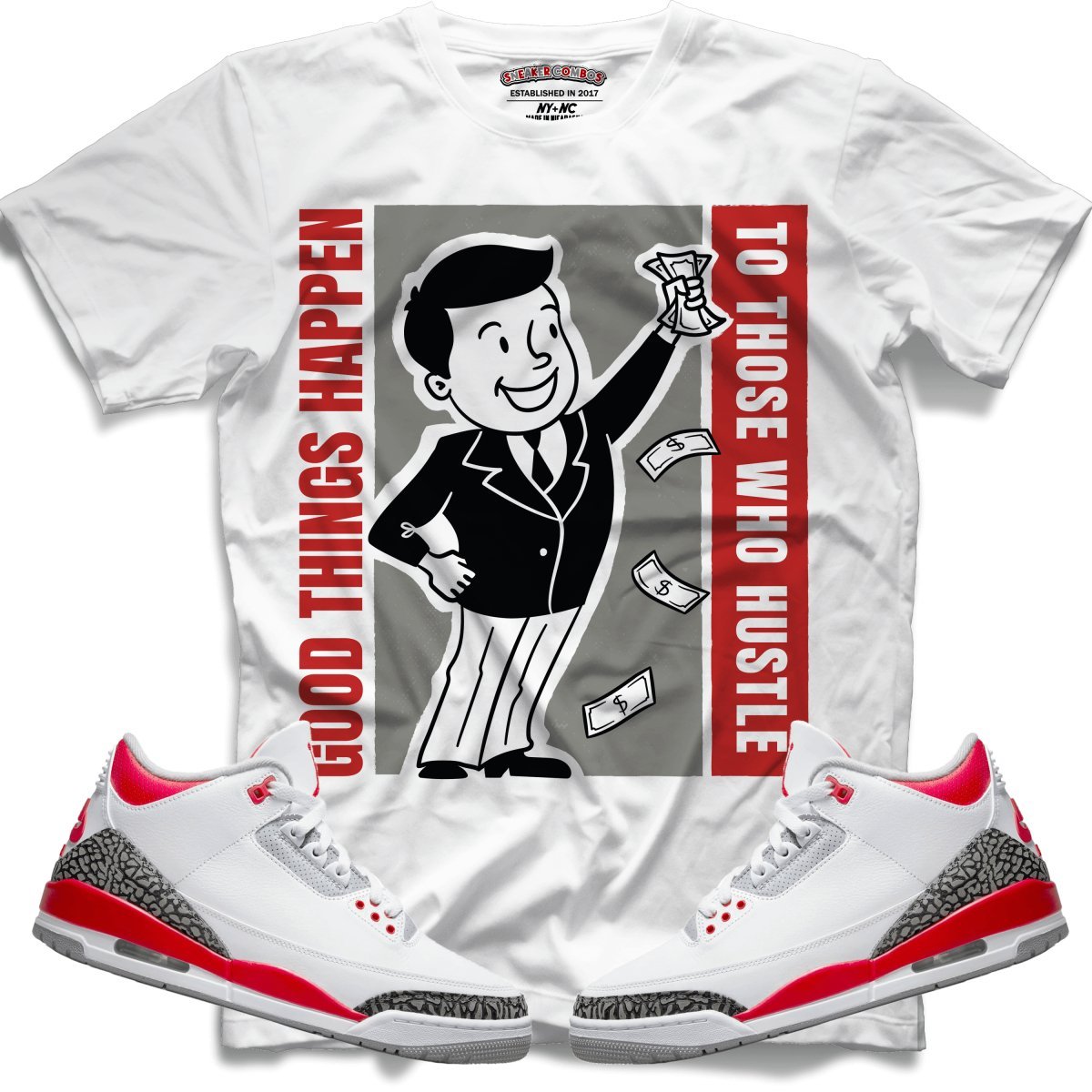 Good Things (Retro 3 Fire Red) T-Shirt - Lucid Soles