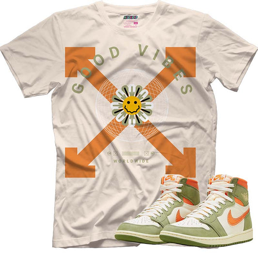 Good Vibes (AIR JORDAN 1 HIGH OG CRAFT “CELADON”) T-Shirt - Lucid Soles