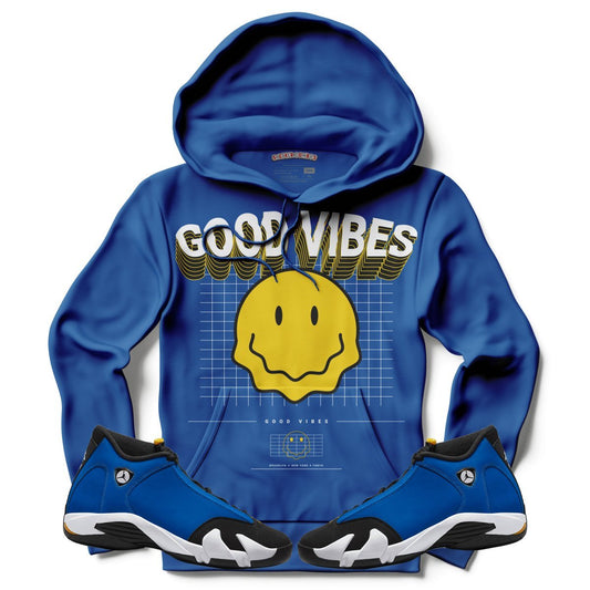 Good Vibes (Air Jordan 14 Laney) Hoodie - Lucid Soles