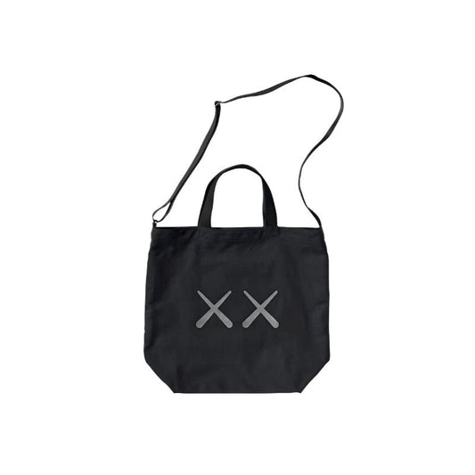 KAWS x Uniqlo Warhol 2Way Tote Bag Black - Lucid Soles