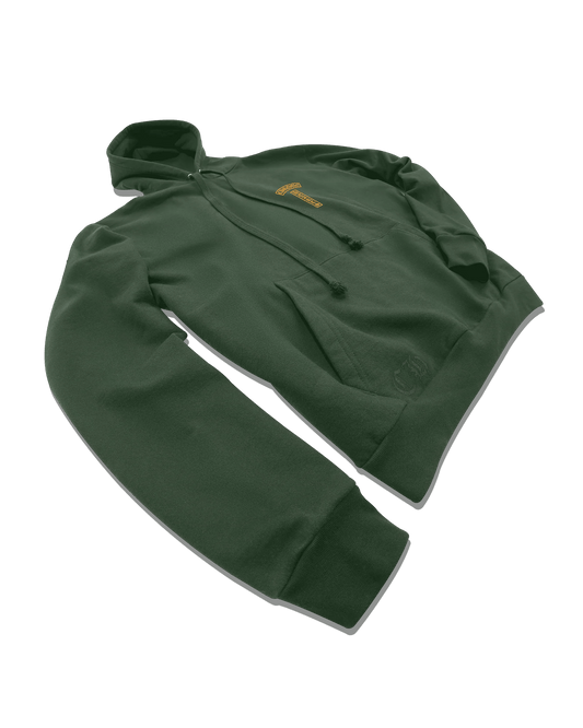 Chrome Hearts Script Hoodie Green & Orange - Lucid Soles