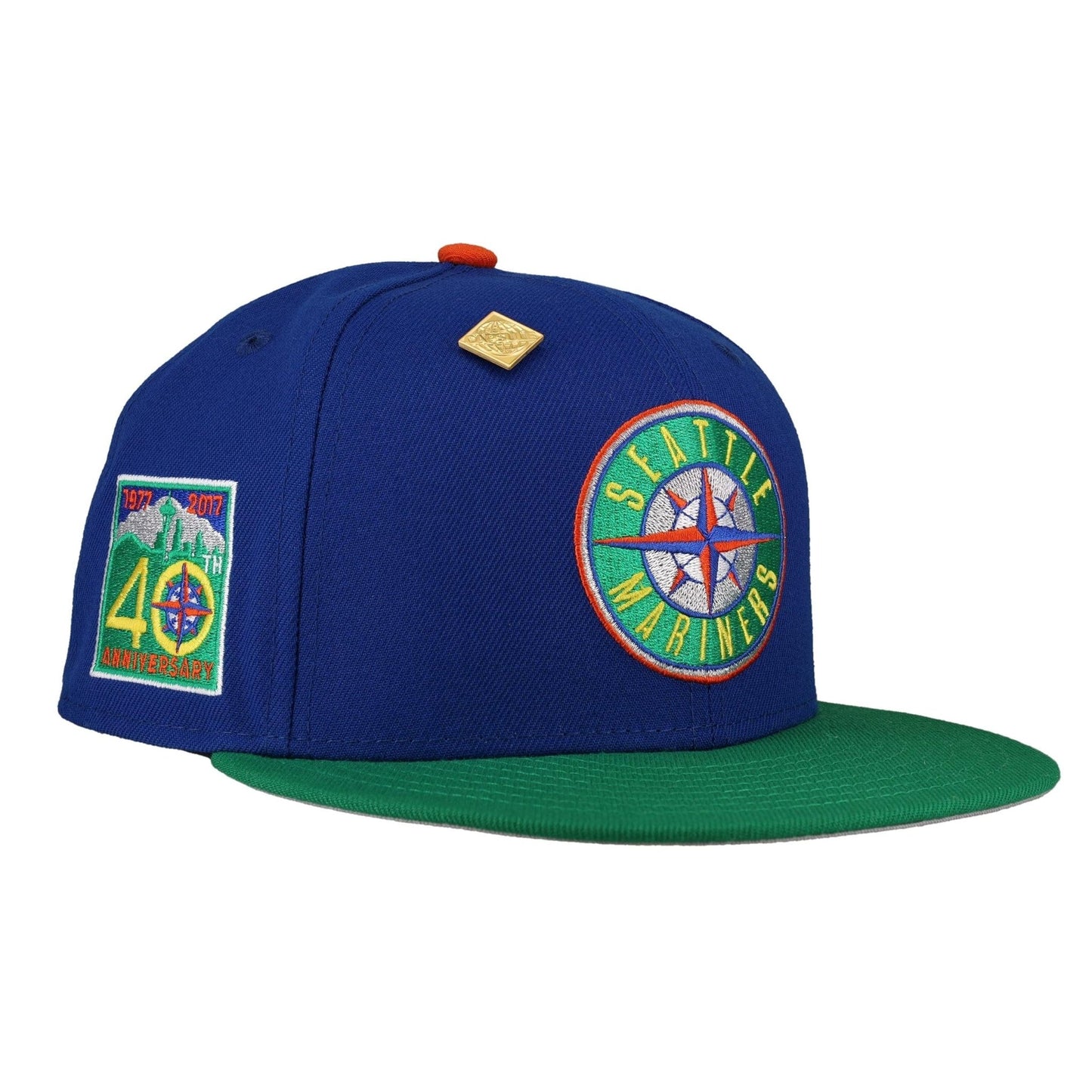 Seattle Mariners 40th Anniversary Patch 59Fifty Fitted Hat - Lucid Soles