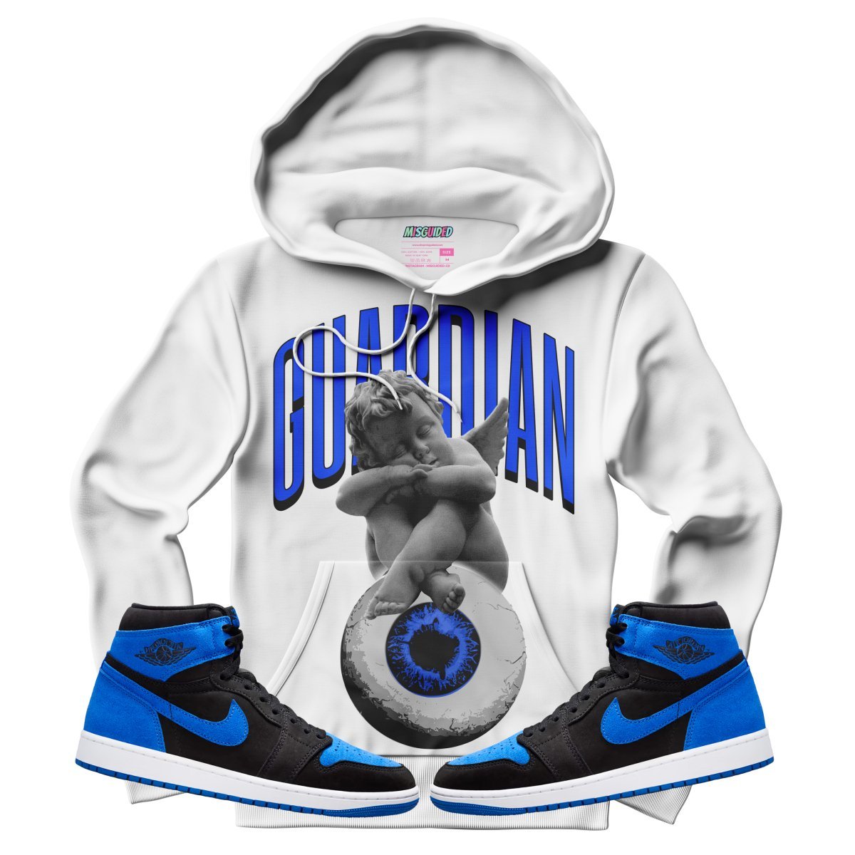 Guardian (Air Jordan 1 Royal Reimagined) Hoodie - Lucid Soles