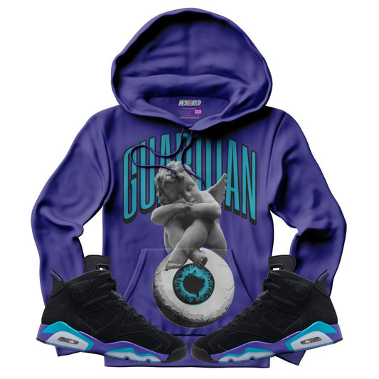 Guardian (Air Jordan 6 Aqua) Hoodie - Lucid Soles