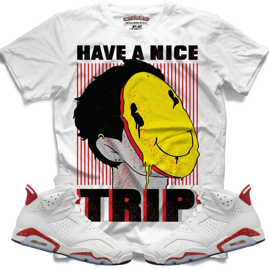 Have A Nice Trip (Retro 6 Red Oreo) T-Shirt - Lucid Soles