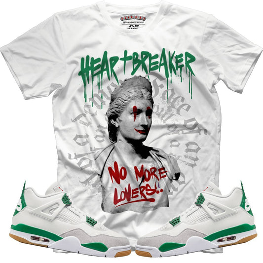 Heart Breaker (NIKE SB X AIR JORDAN 4 PINE GREEN) T-Shirt - Lucid Soles