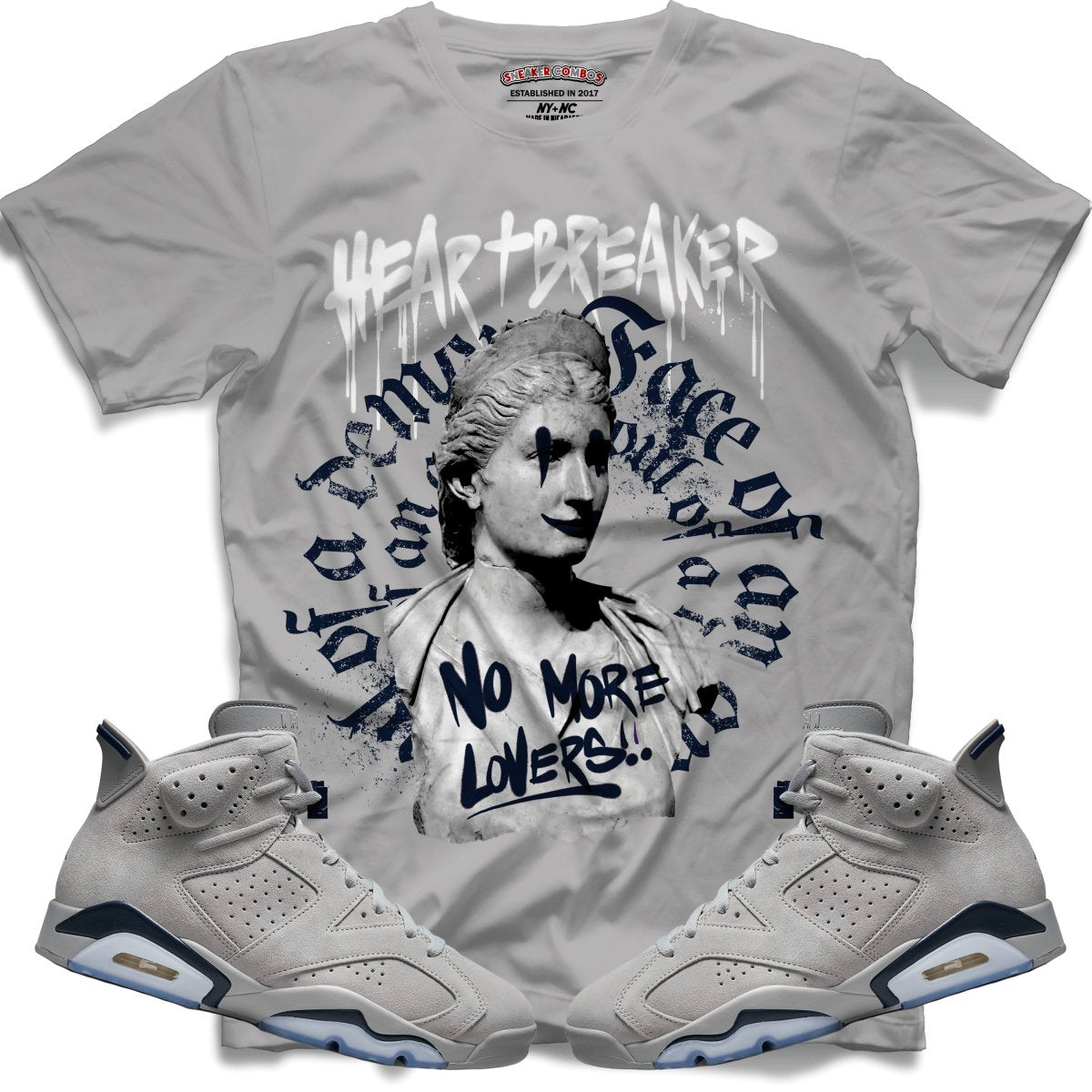 Heartbreaker (Retro 6 Georgetown) T-Shirt - Lucid Soles
