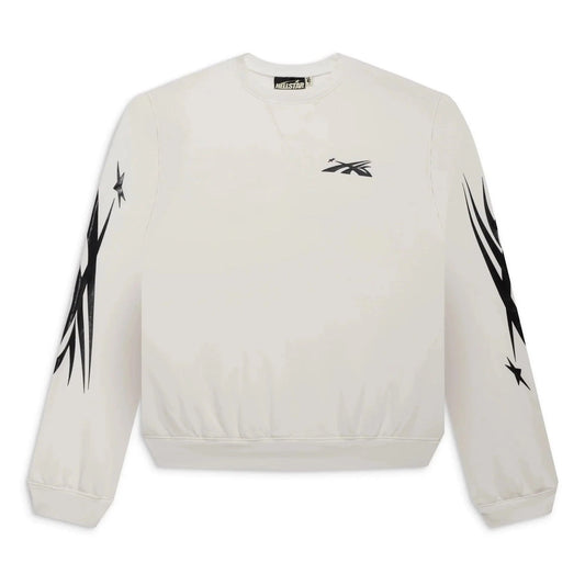 Hellstar Sports Crewneck (White) - Lucid Soles