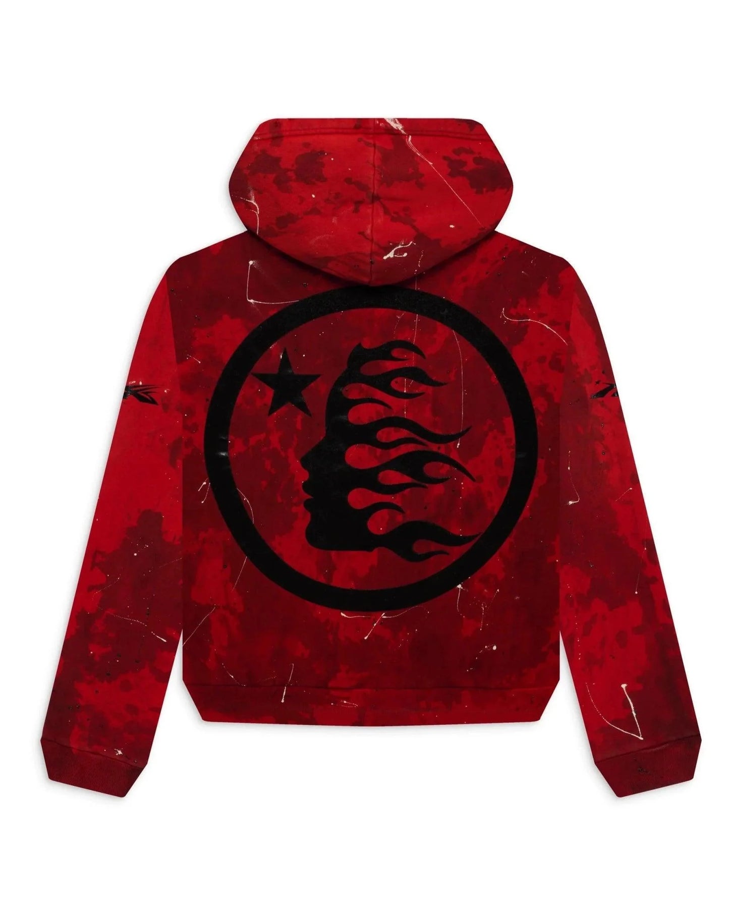 Hellstar Sports Red Tye - Dye Skull Hoodie - Lucid Soles