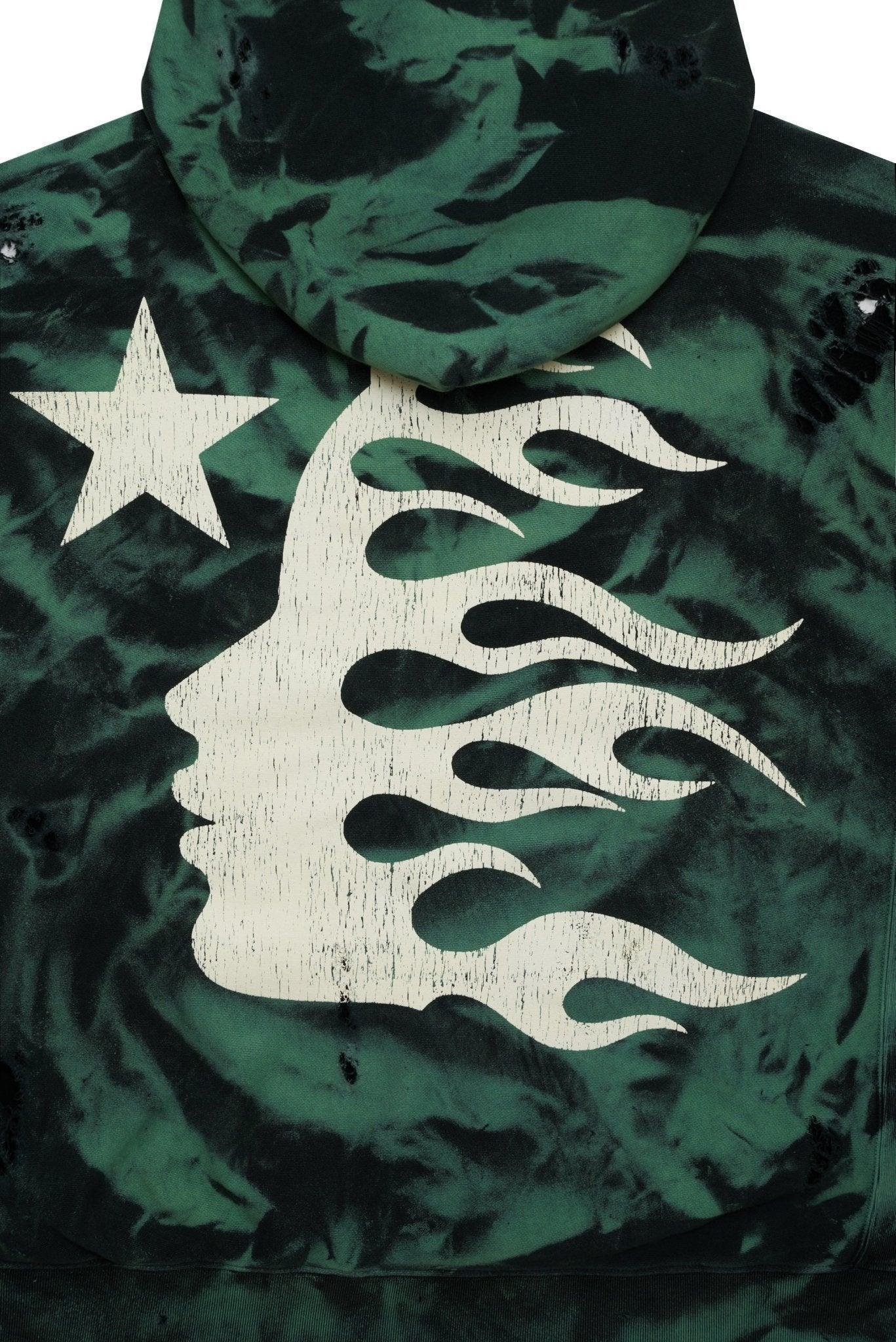 Hellstar Studios Paradise Hoodie (Green Marble)