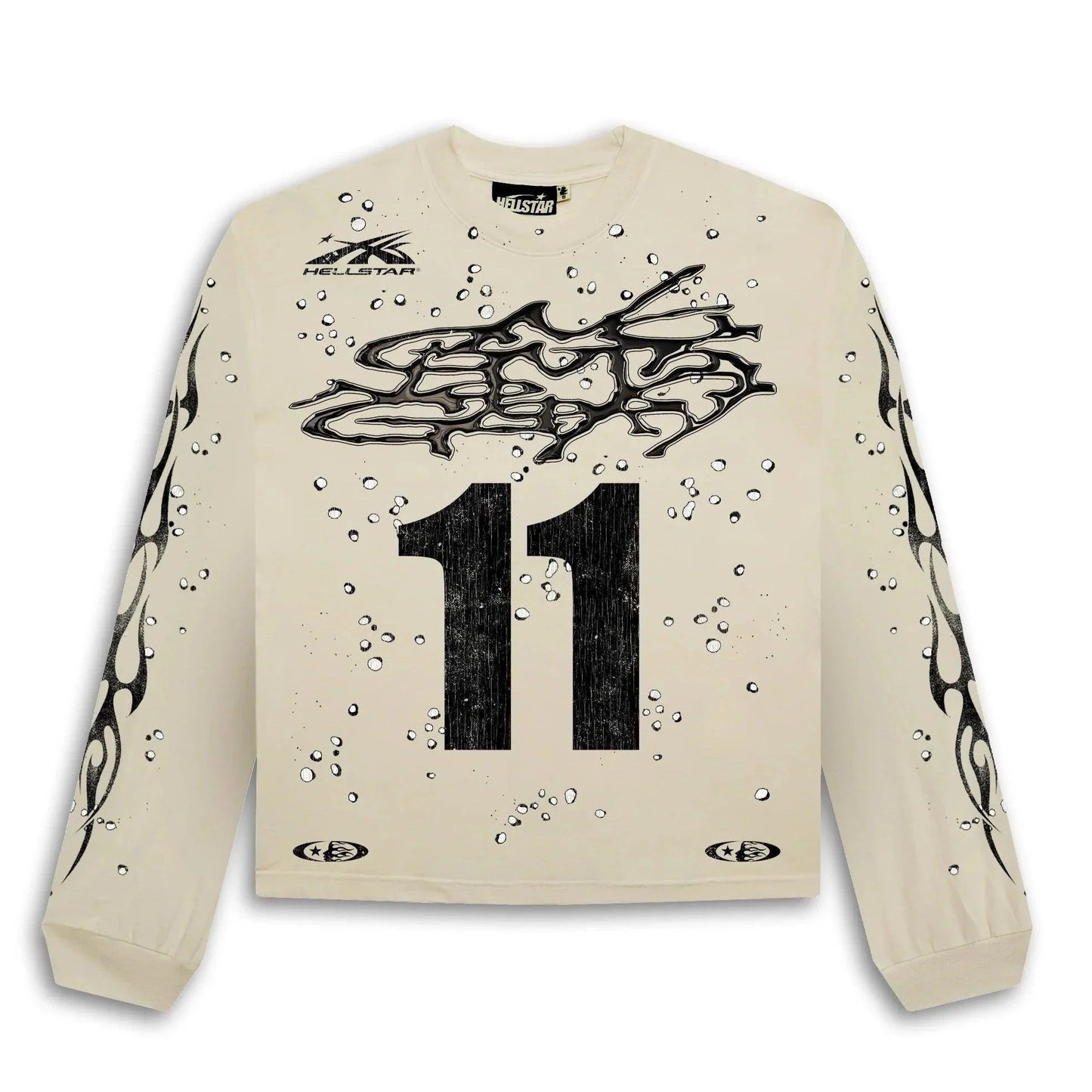 Hellstar Studios Moto Cross Longsleeve T-Shirt - Lucid Soles