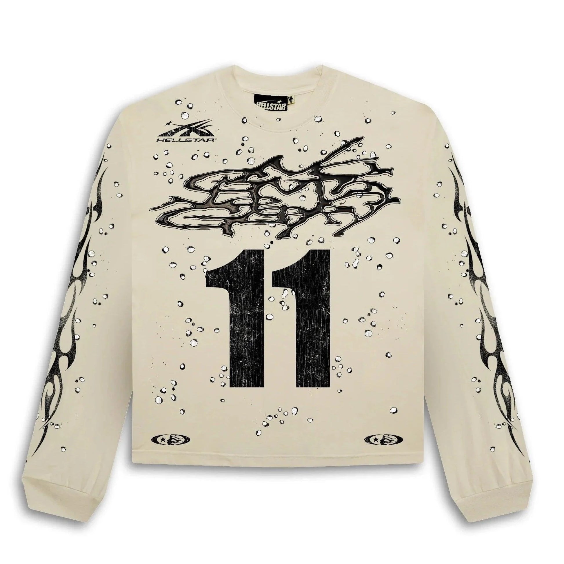 Hellstar Studios Moto Cross Longsleeve T-Shirt - Lucid Soles