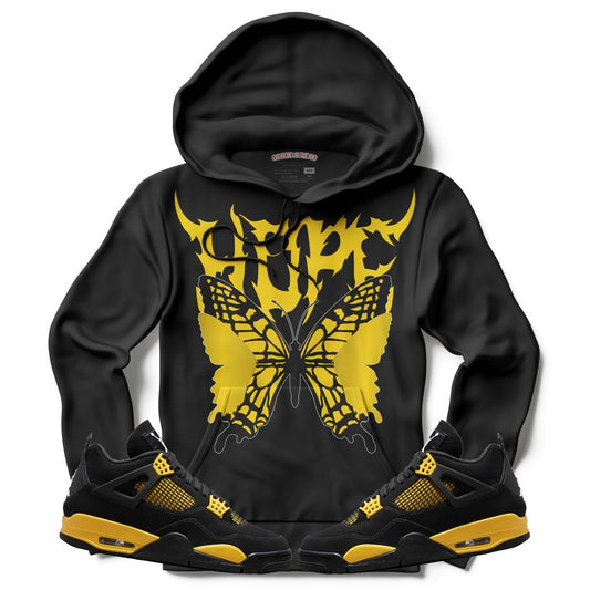 Hope (Air Jordan 4 Thunder) Hoodie - Lucid Soles