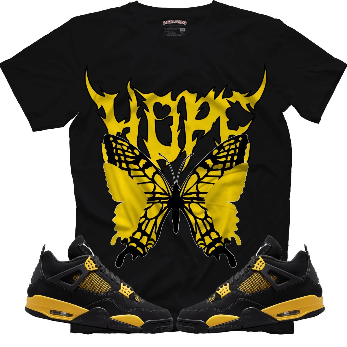 Hope (Air Jordan 4 Thunder) T-Shirt - Lucid Soles