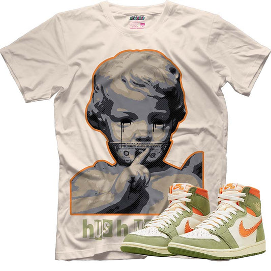 Hush Money (AIR JORDAN 1 HIGH OG CRAFT “CELADON”) T-Shirt - Lucid Soles