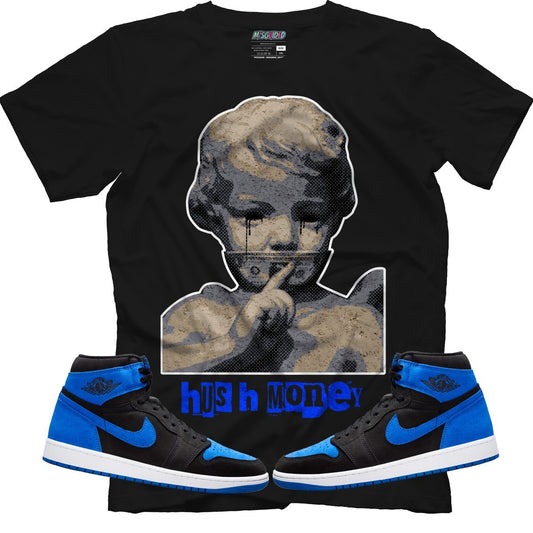 Hush Money (Air Jordan 1 Royal Reimagined) T-Shirt - Lucid Soles