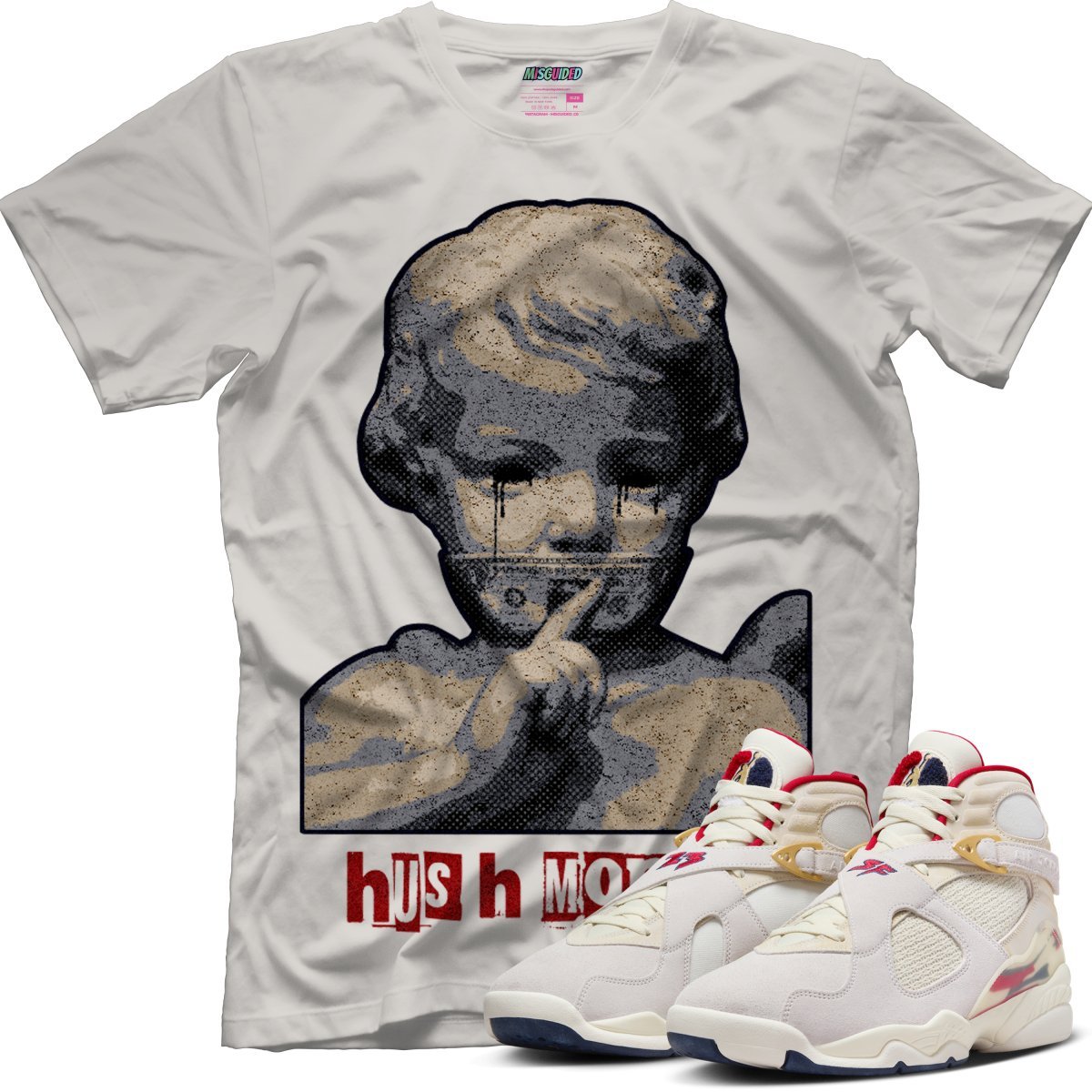 Hush Money (SOLEFLY X AIR JORDAN 8 “MI CASA ES SU CASA”) T-Shirt - Lucid Soles