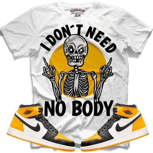 I Don't Need Nobody (Retro 1 Taxi) T-Shirt - Lucid Soles