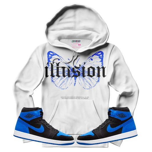 Illusion (Air Jordan 1 Royal Reimagined) Hoodie - Lucid Soles