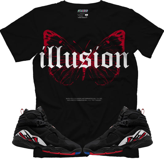 Illusion (Air Jordan 8 Playoff) T-Shirt - Lucid Soles