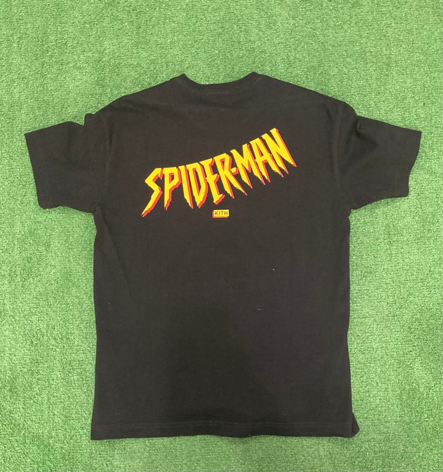 Kith Marvel Spider - Man Spotlight Tee Black - Lucid Soles