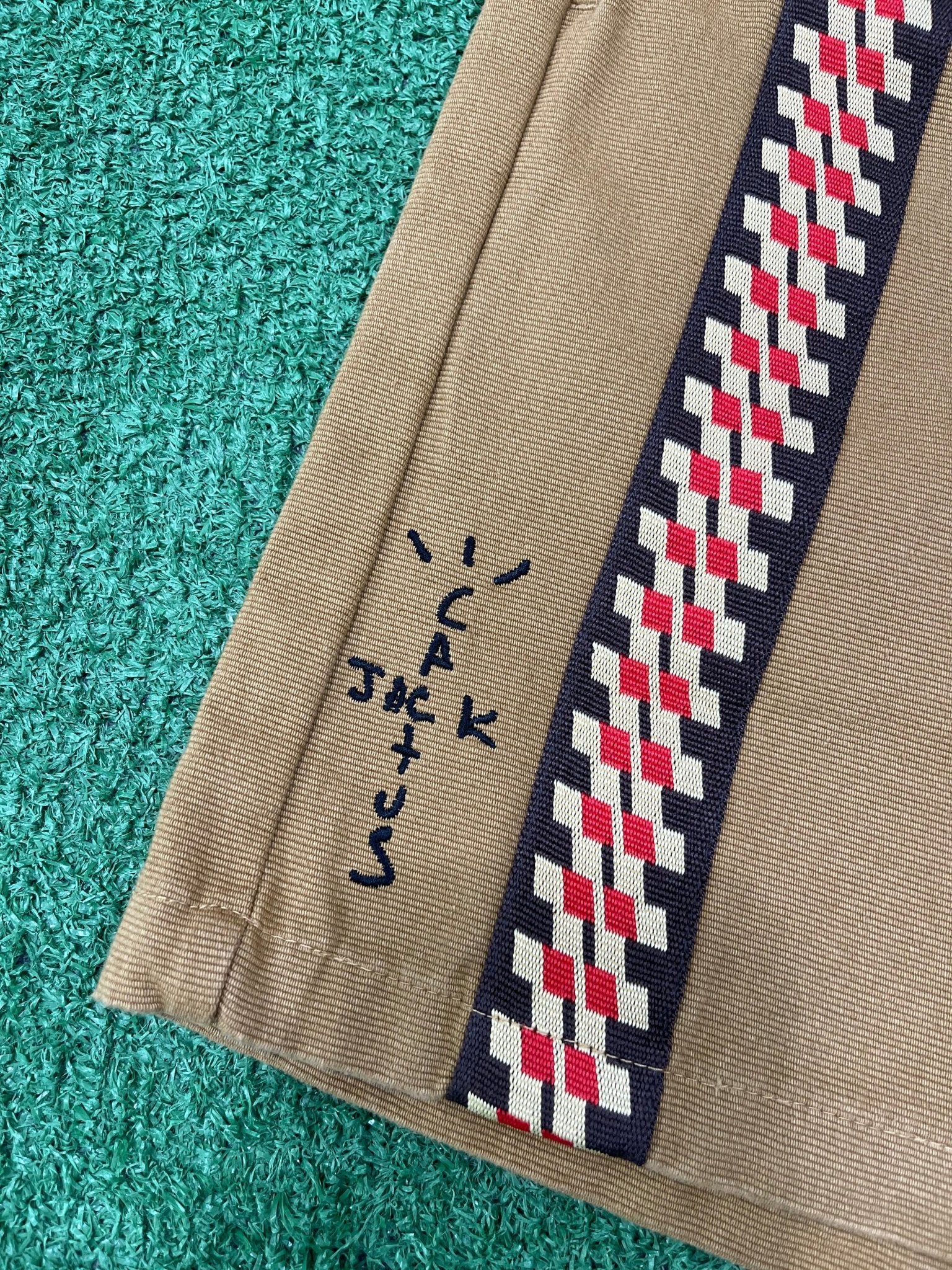 Travis Scott Cactus Jack Stripe Short Brown Multi - Lucid Soles